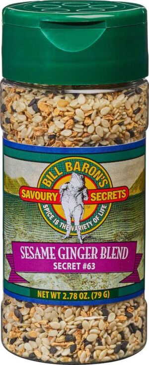 Sesame Ginger Blend  ( Salt Free) Savory Secrets Seafood Seasonings Shakers