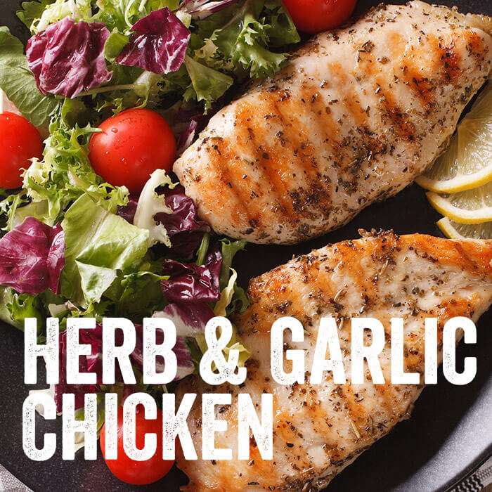 herb & garlic chicken recipe image